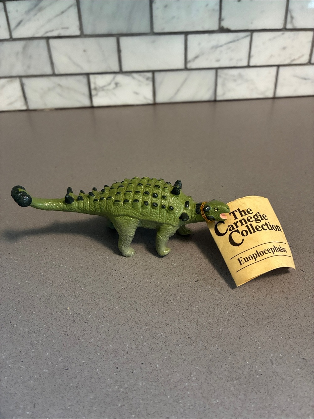 Carnegie Collection Vintage 1988 Green Euoplocephalus Figurine